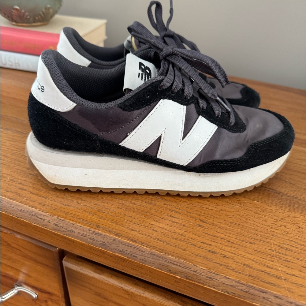 New Balance Black and White Sneakers